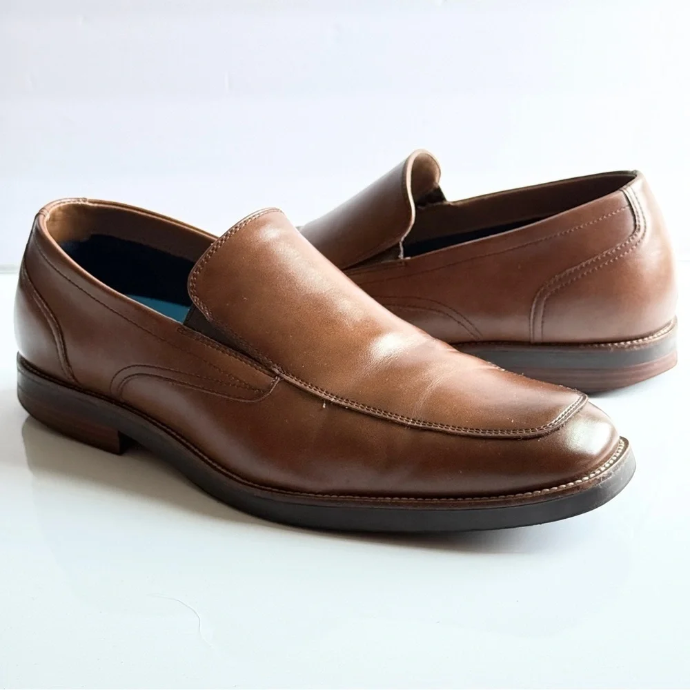 Dockers Men's Slip On Dress Oxfords Brown Size 11.5